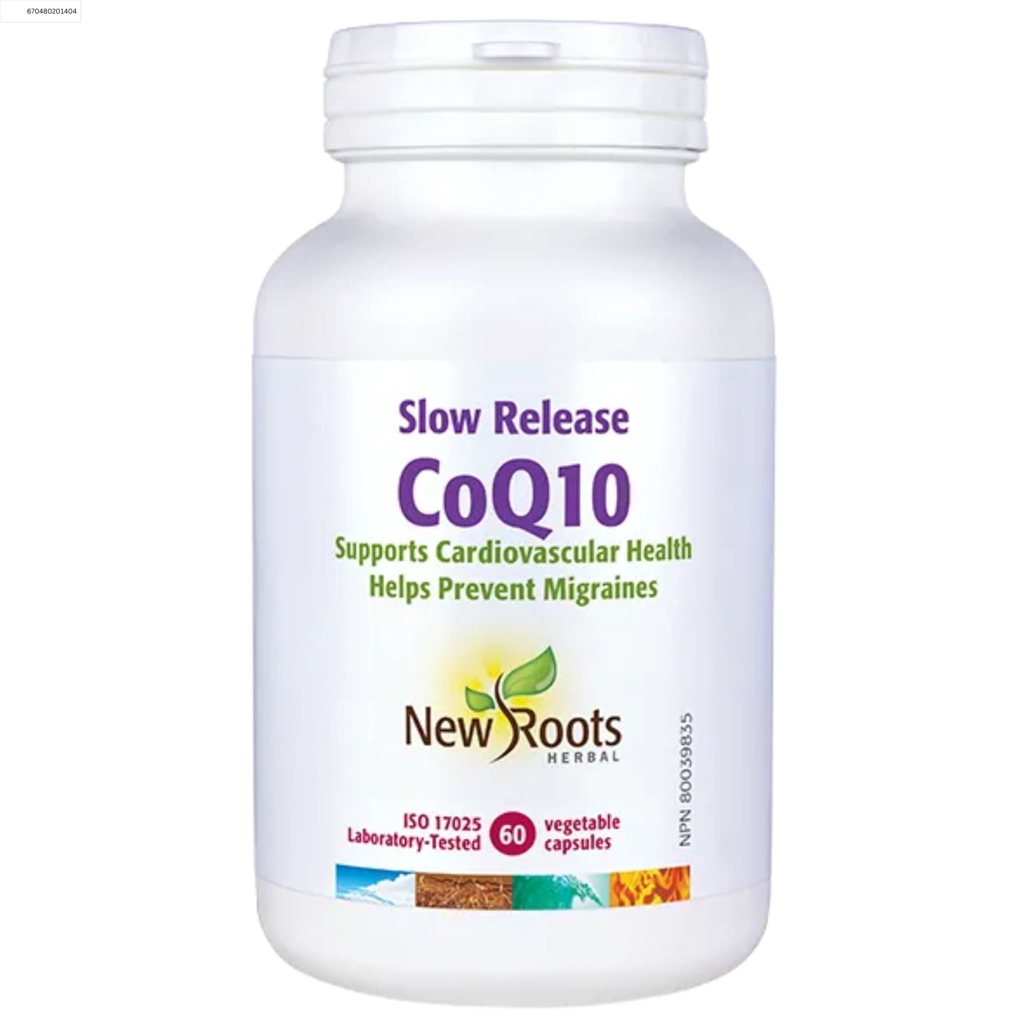 New Roots CoQ10 60 Vegetable Capsules - Nature's Source Inc