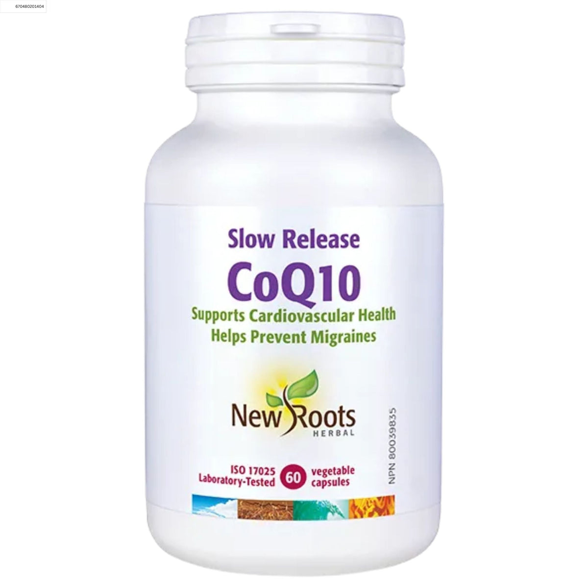 New Roots CoQ10 60 Vegetable Capsules - Nature's Source Inc