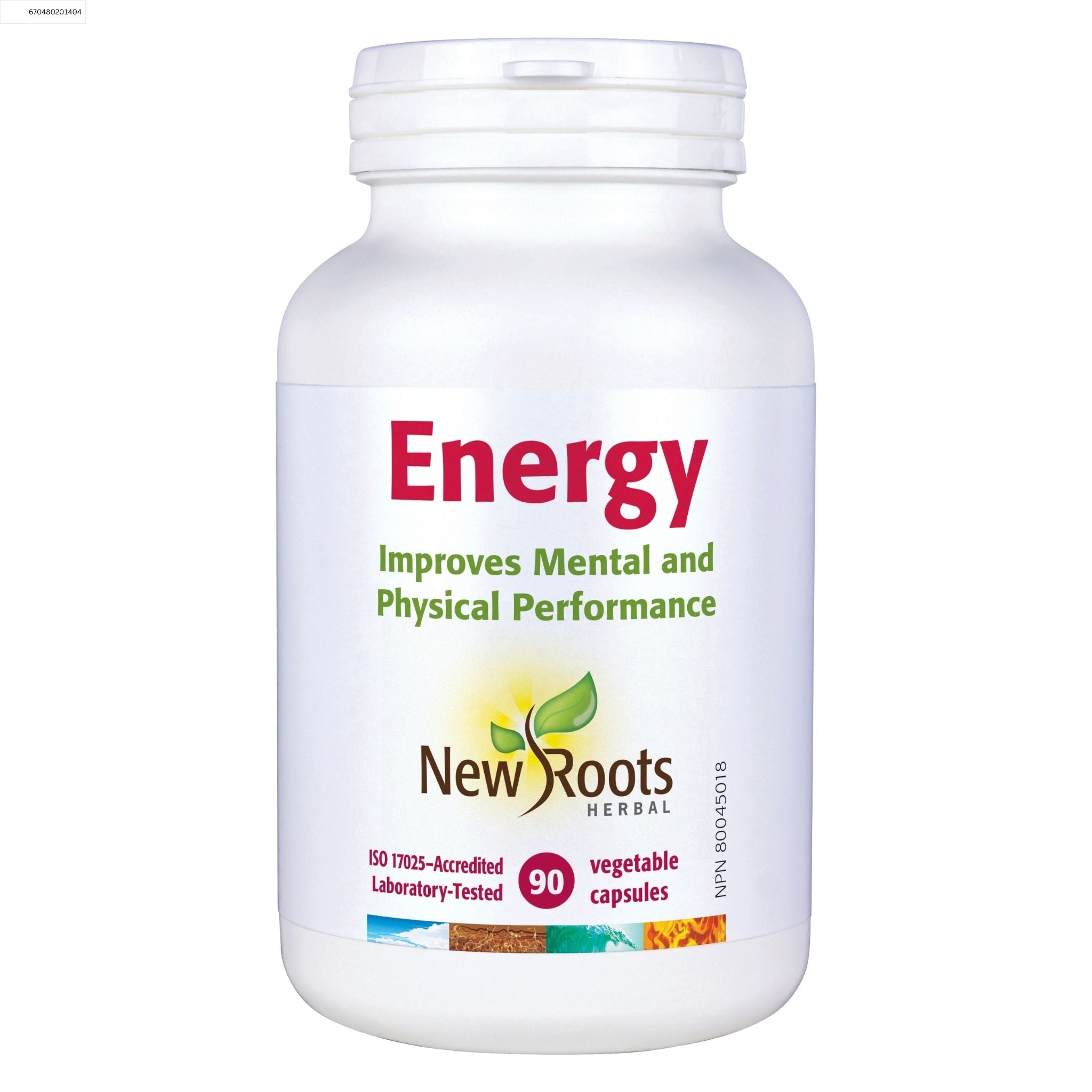 New Roots Energy 90 Vegetable Capsules - Nature's Source Inc