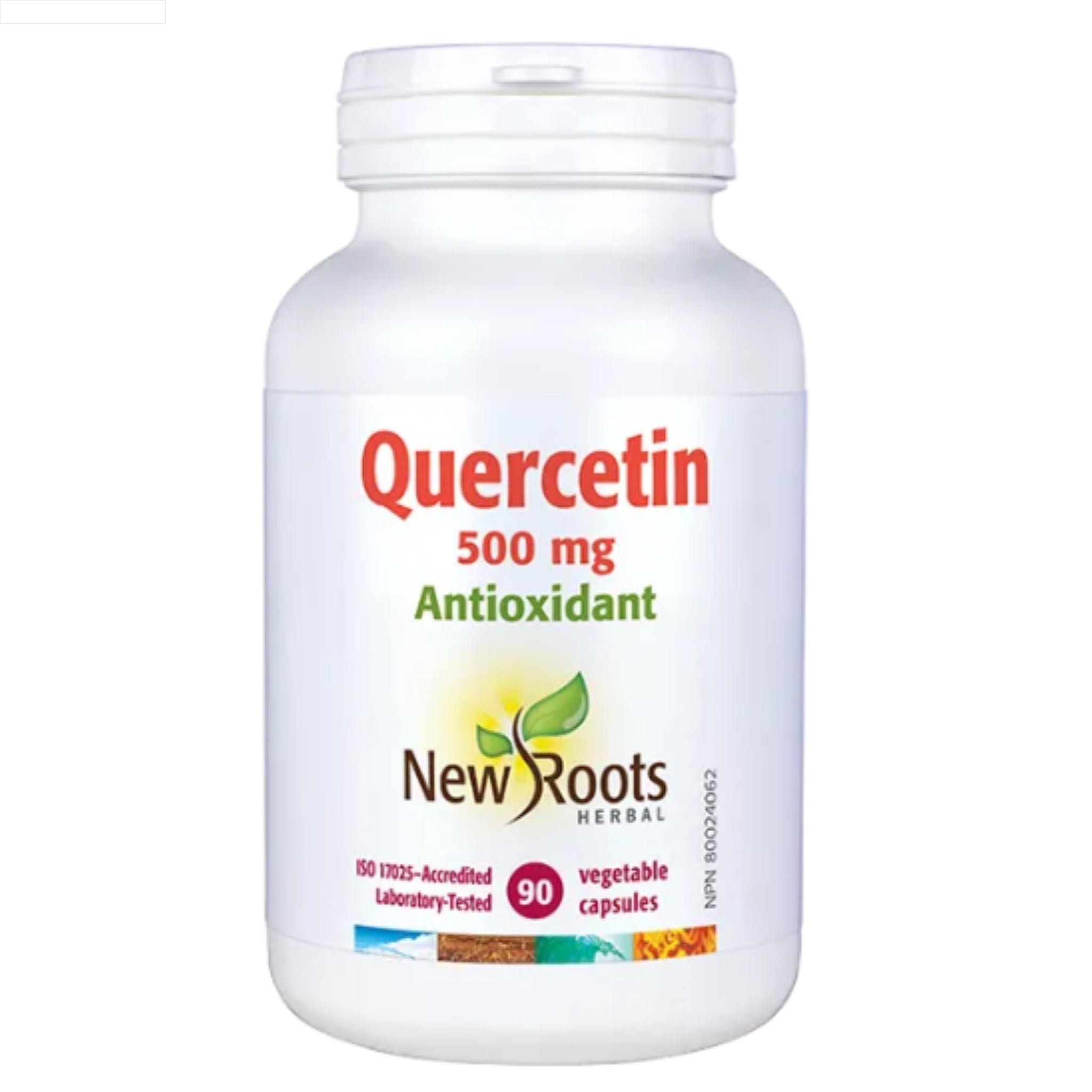 New Roots Quercetin 500mg 90 Vegetable Capsules - Nature's Source Inc