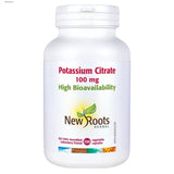 New Roots Potassium Citrate 100mg 100 Vegetable Capsules - Nature's Source Inc