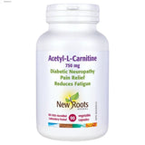 New Roots Acetyl - L - Carnitine 750mg 90 Vegetable Capsules - Nature's Source Inc