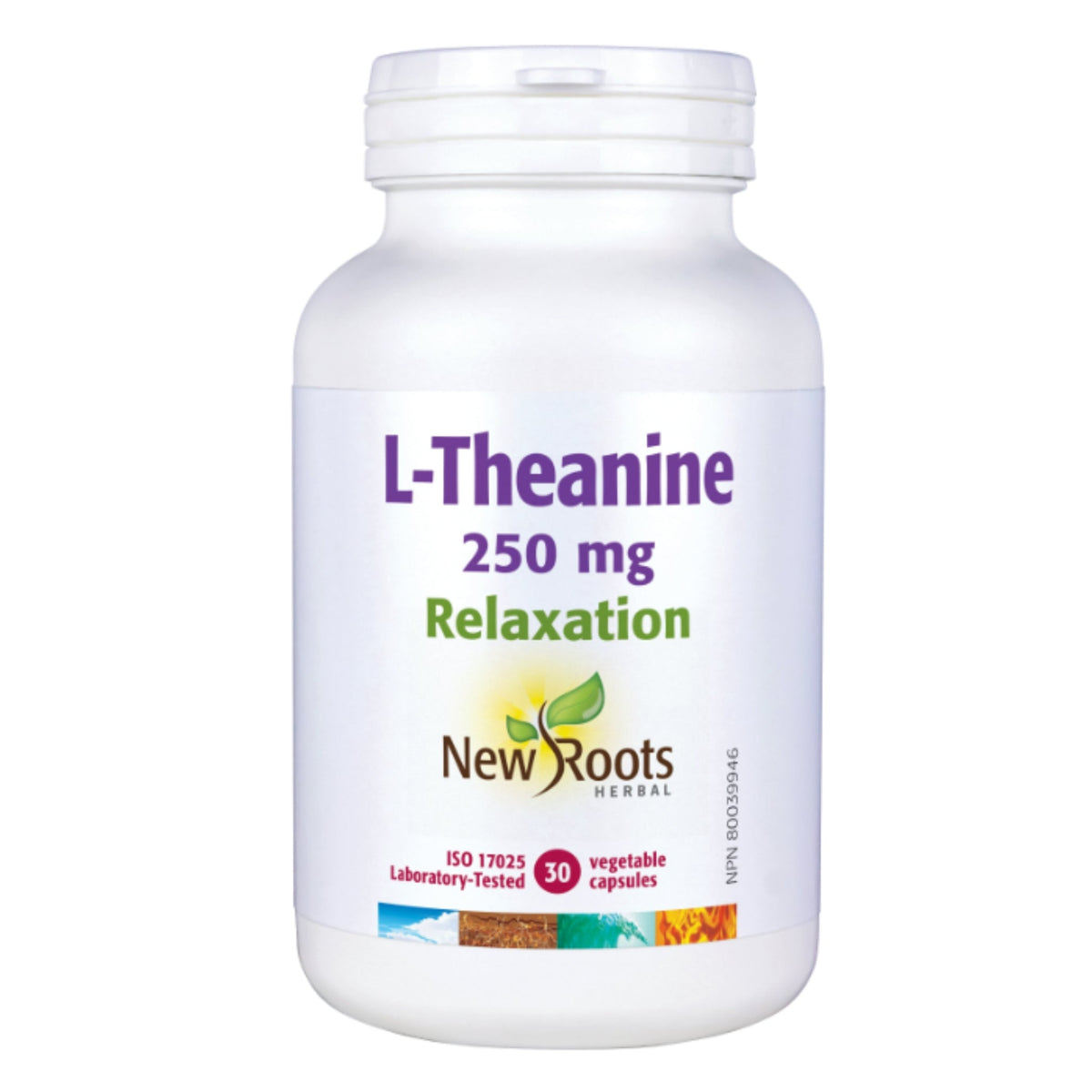 New Roots L - Theanine 250mg 30 Vegetable Capsules - Nature's Source Inc