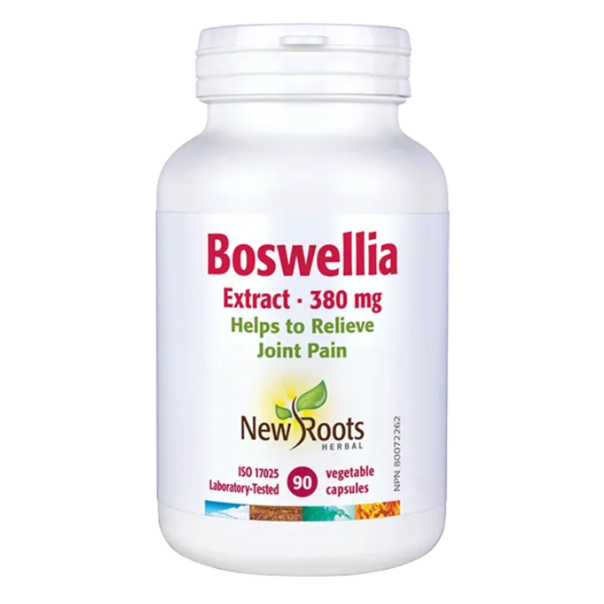 New Roots Boswellia Extract 380mg 90 Vegetable Capsules - Nature's Source Inc