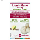 New Roots Lion’s Mane 500mg 120 Vegetable Capsules - Nature's Source Inc