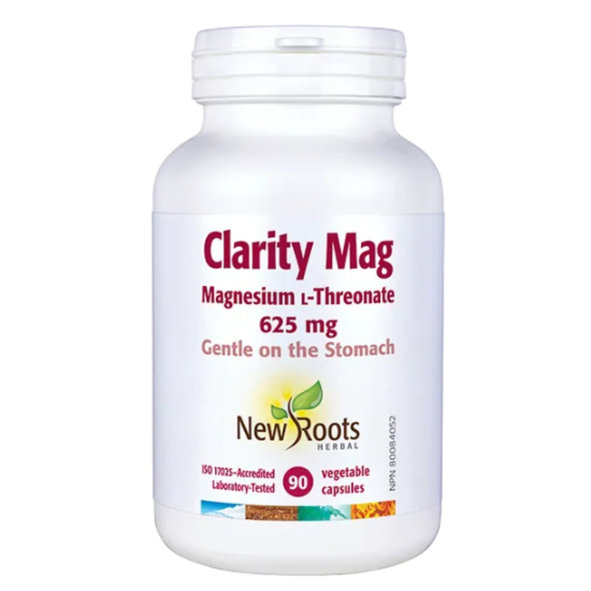 New Roots Clarity Mag Magnesium L - Threonate 625mg 90 Vegetable Capsules - Nature's Source Inc