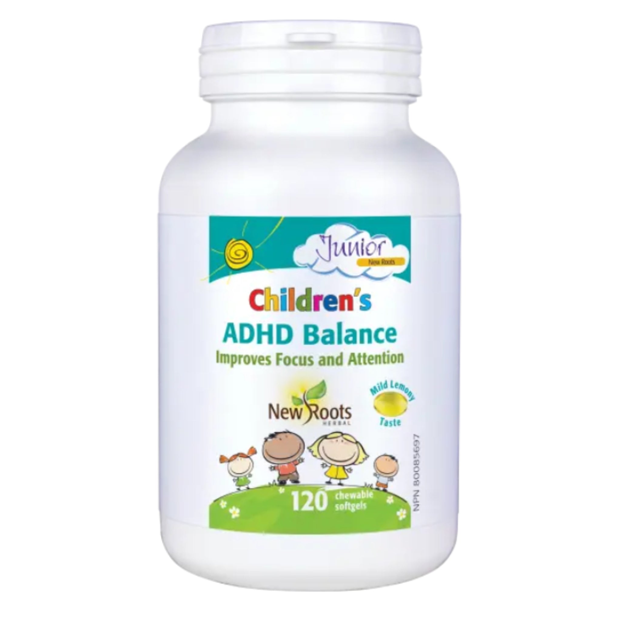New Roots Children’s ADHD Balance 120 Softgels - Nature's Source Inc