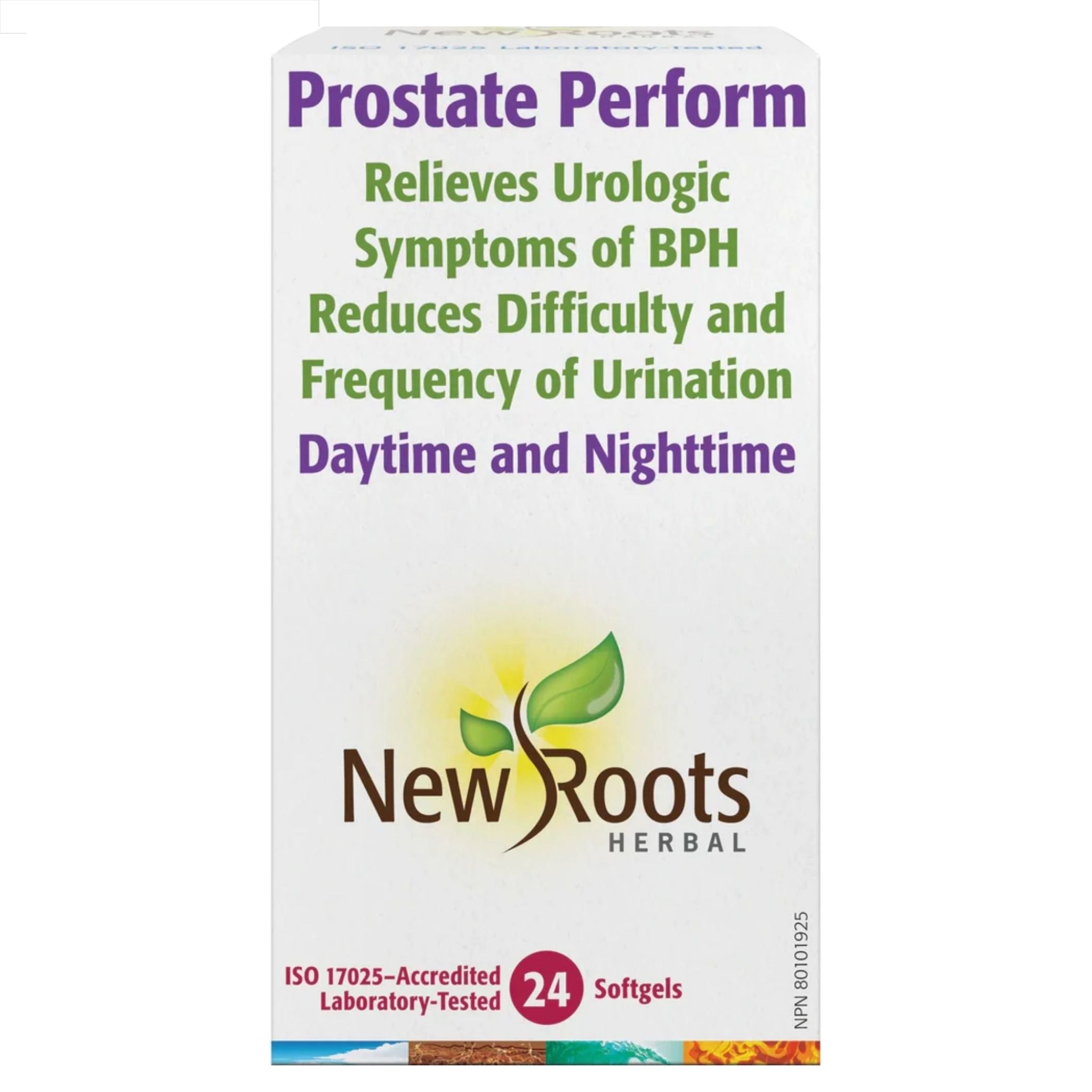 New Roots Prostate Perform 24 Softgels - Nature's Source Inc