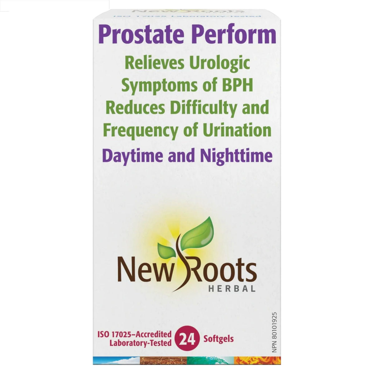 New Roots Prostate Perform 24 Softgels - Nature's Source Inc