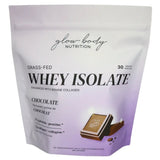 Glow Body Grass - Fed Whey Isolate Chocolate 907g - Nature's Source Inc