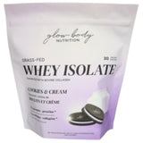 Glow Body Grass - Fed Whey Isolate Cookies & Cream 907g - Nature's Source Inc