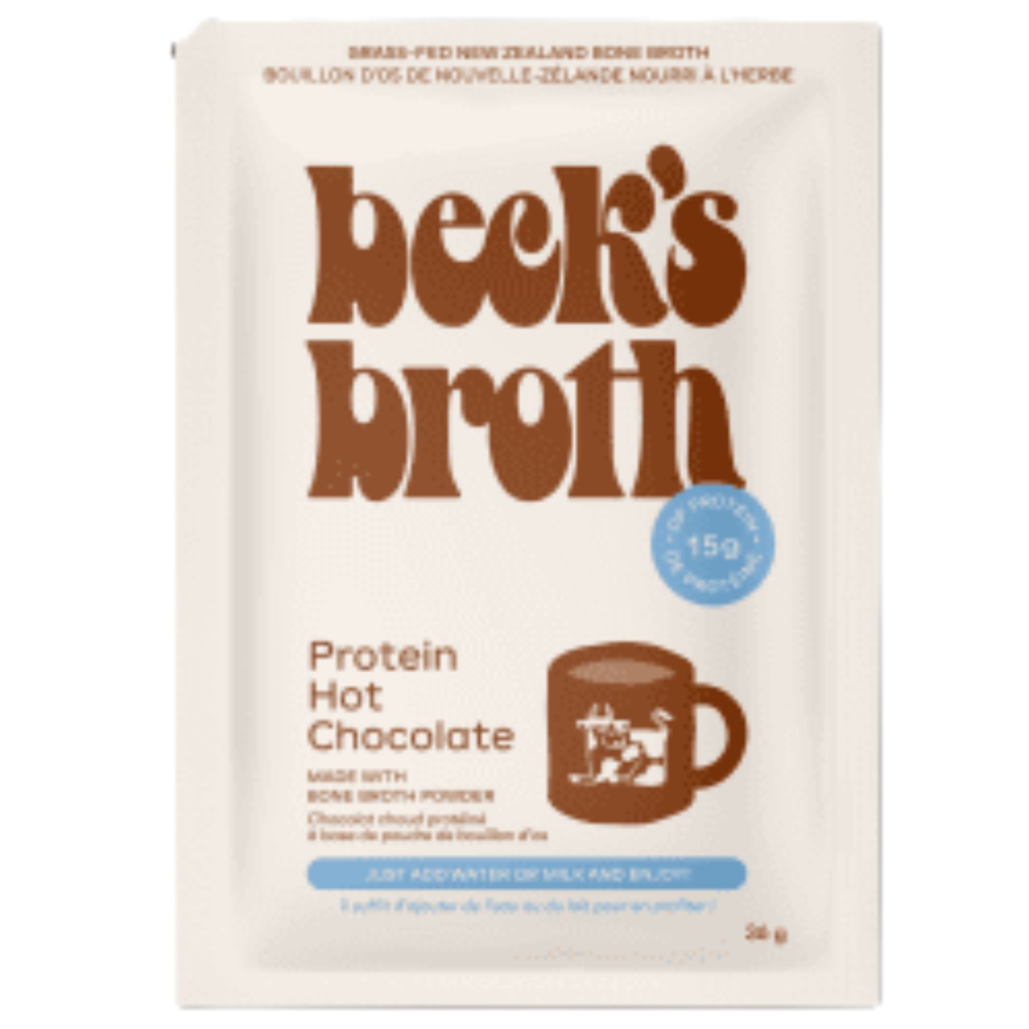 Beck's Broth Protein Hot Chocolate 36g - Nature's Source Inc