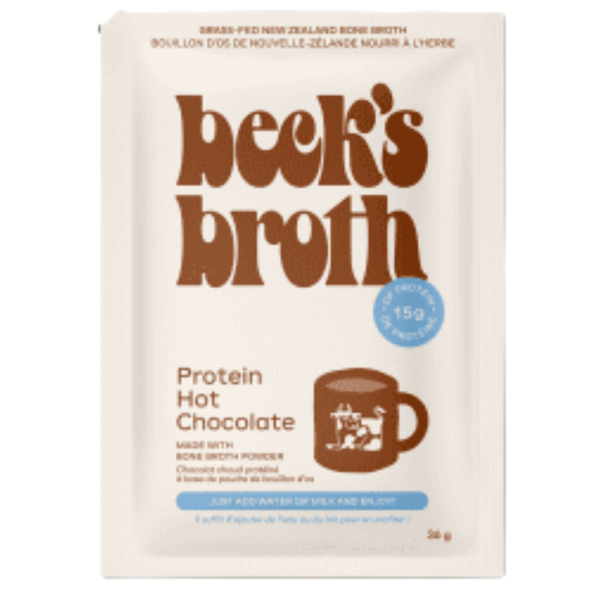 Beck's Broth Protein Hot Chocolate 36g - Nature's Source Inc