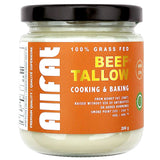 Allfat 100% Grass Fed Beef Tallow Cooking And Baking 200g - Nature's Source Inc