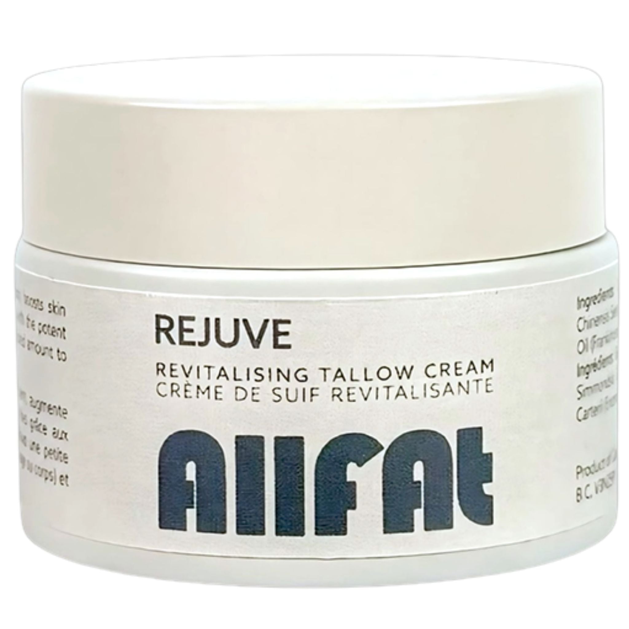 Allfat Skincare Rejuve Revitalising Tallow Cream 50ml - Nature's Source Inc