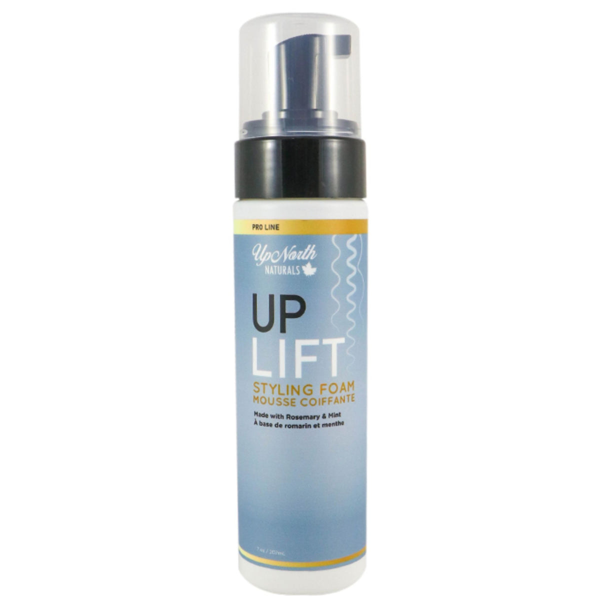 Up North Naturals Uplift Styling Foam 207ml - Provides Definition, Shine, and Volume to All Curl Patterns and Hair Types, Can Style the Hair From Root to Tip - Nature's Source Inc
