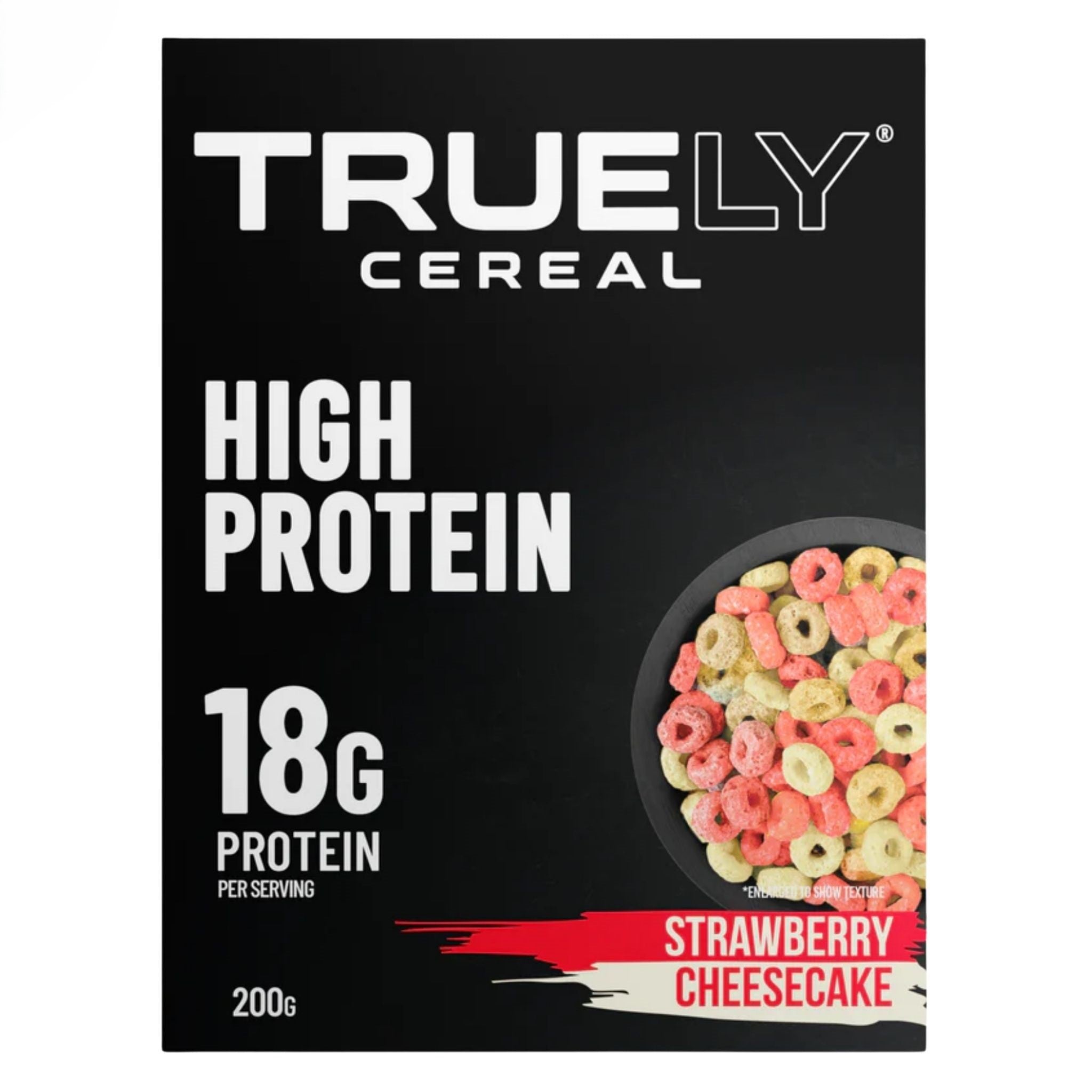 Truely High Protein Cereal Strawberry Cheesecake 200g - Nature's Source Inc