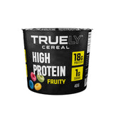 Truely Cereal Cup Fruity 40g - High - Protein Healthy Snack, Suitable for Athletes, Supports Muscle Growth Recovery, and Overall Wellness - Nature's Source Inc