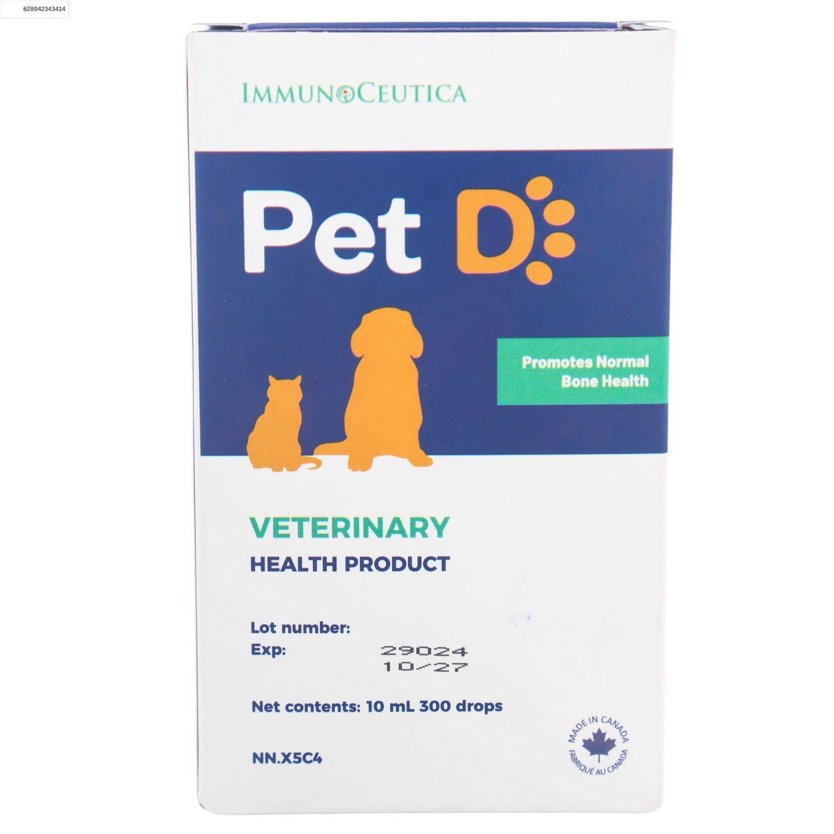 ImmunoCeutica PetD 10ml - Nature's Source Inc