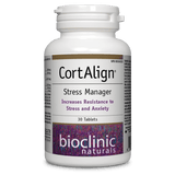 Bioclinic CortAlign 30 Tablets - Increase Resistance To Stress And Anxiety, Provide Adaptogenic Protection Against Diverse Stressors, Herbal Formula, No Glandular Extracts - Nature's Source Inc