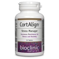 Bioclinic CortAlign 30 Tablets - Increase Resistance To Stress And Anxiety, Provide Adaptogenic Protection Against Diverse Stressors, Herbal Formula, No Glandular Extracts