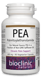 Bioclinic PEA 400mg 90 Capsules - For Chronic Pain Relief, Help Relieve Occasional Muscle Pain Due To Overuse, Offers Natural Source Of Pea From Non-Gmo Safflower Oil