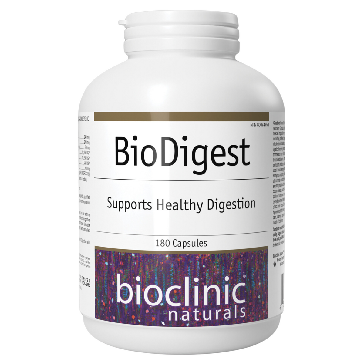 Bioclinic Naturals BioDigest 90 Capsules