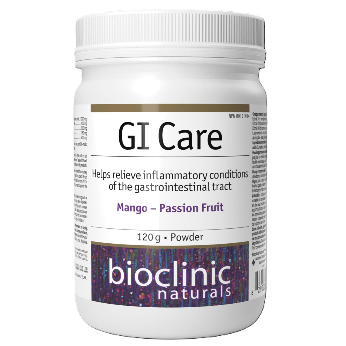 Bioclinic Naturals GI Care 120g - Nature's Source Inc