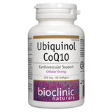 Bioclinics Naturals Ubiquinol CoQ10 200mg 60 Softgels - Nature's Source Inc
