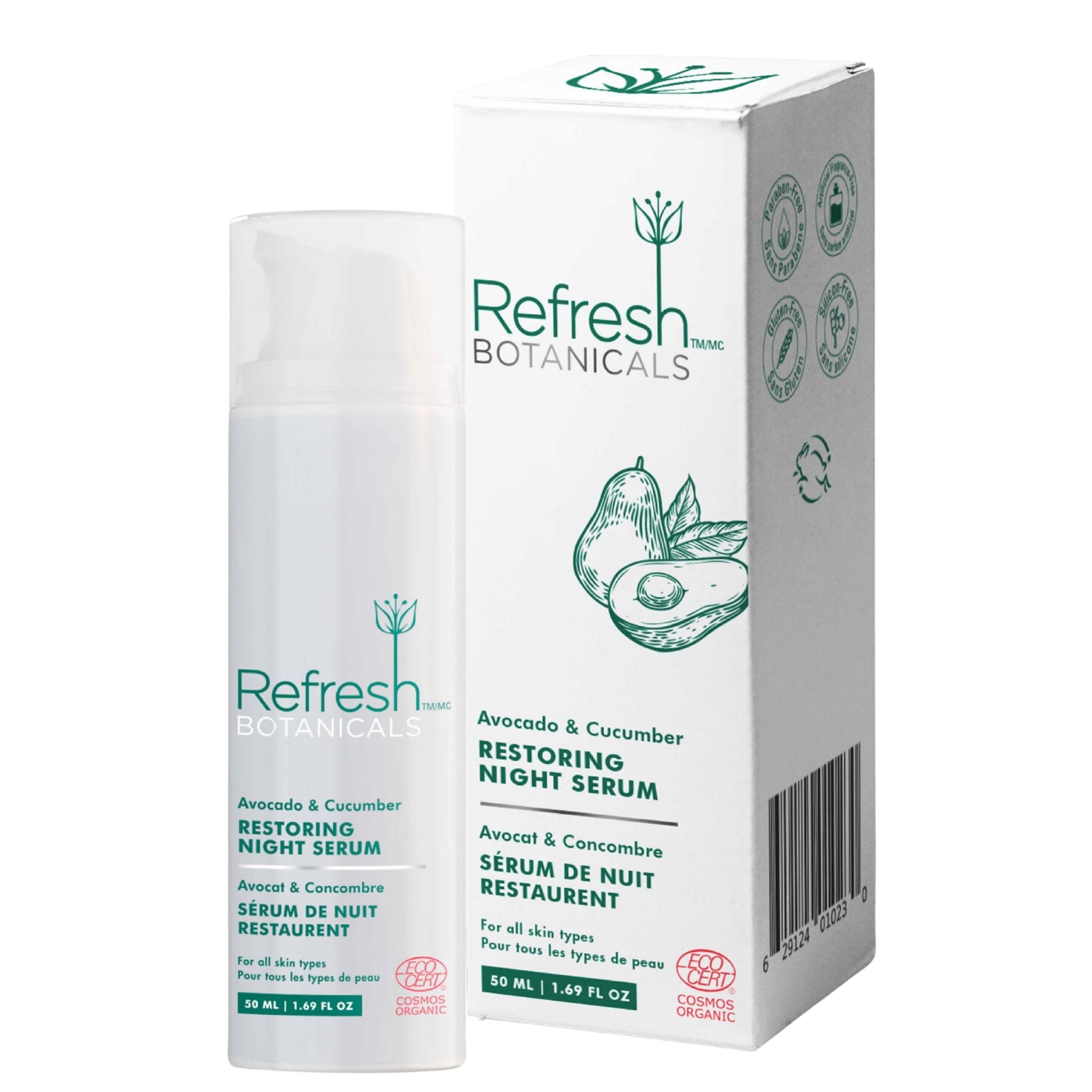 Refresh Botanicals Restoring Night Serum 50ml - Nature's Source Inc