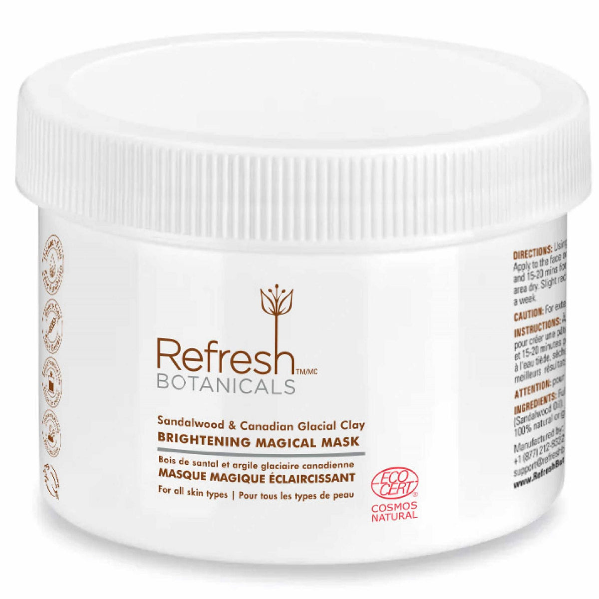 Refresh Botanicals Brightening Magical Face Mask 200g - Nature's Source Inc