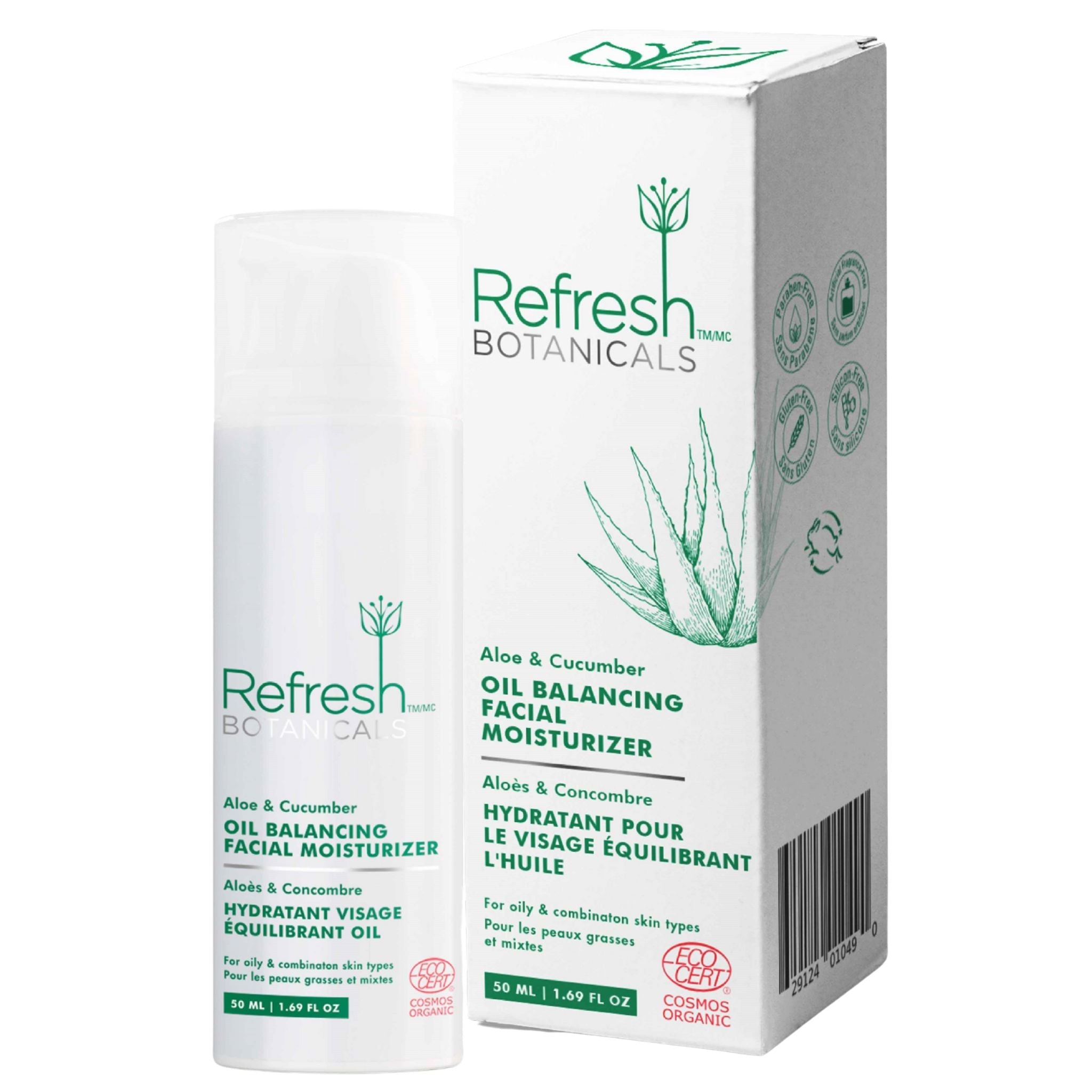 Refresh Botanicals Oil Balancing Facial Moisturizer 50ml - Nature's Source Inc