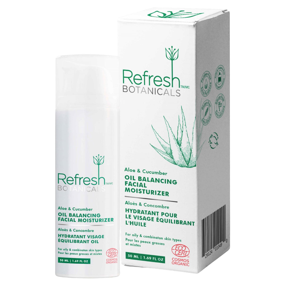 Refresh Botanicals Oil Balancing Facial Moisturizer 50ml - Nature's Source Inc