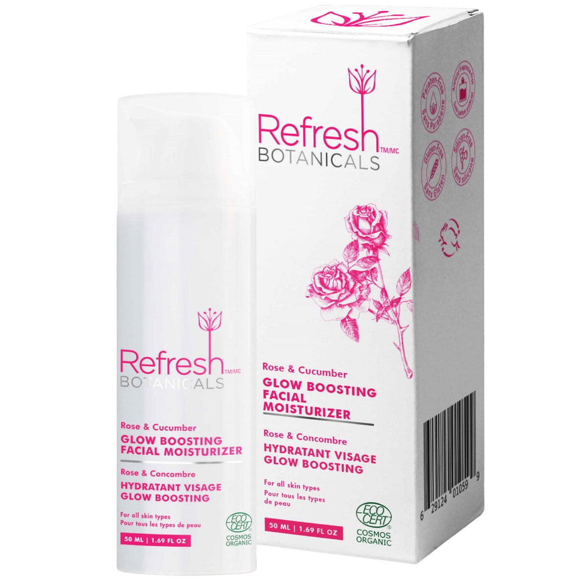 Refresh Botanicals Glow Boosting Facial Moisturizer 50ml - Nature's Source Inc