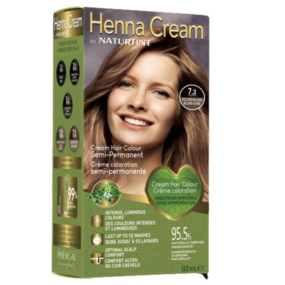 Naturtint 7.3 Golden Blond Henna Cream 110ml