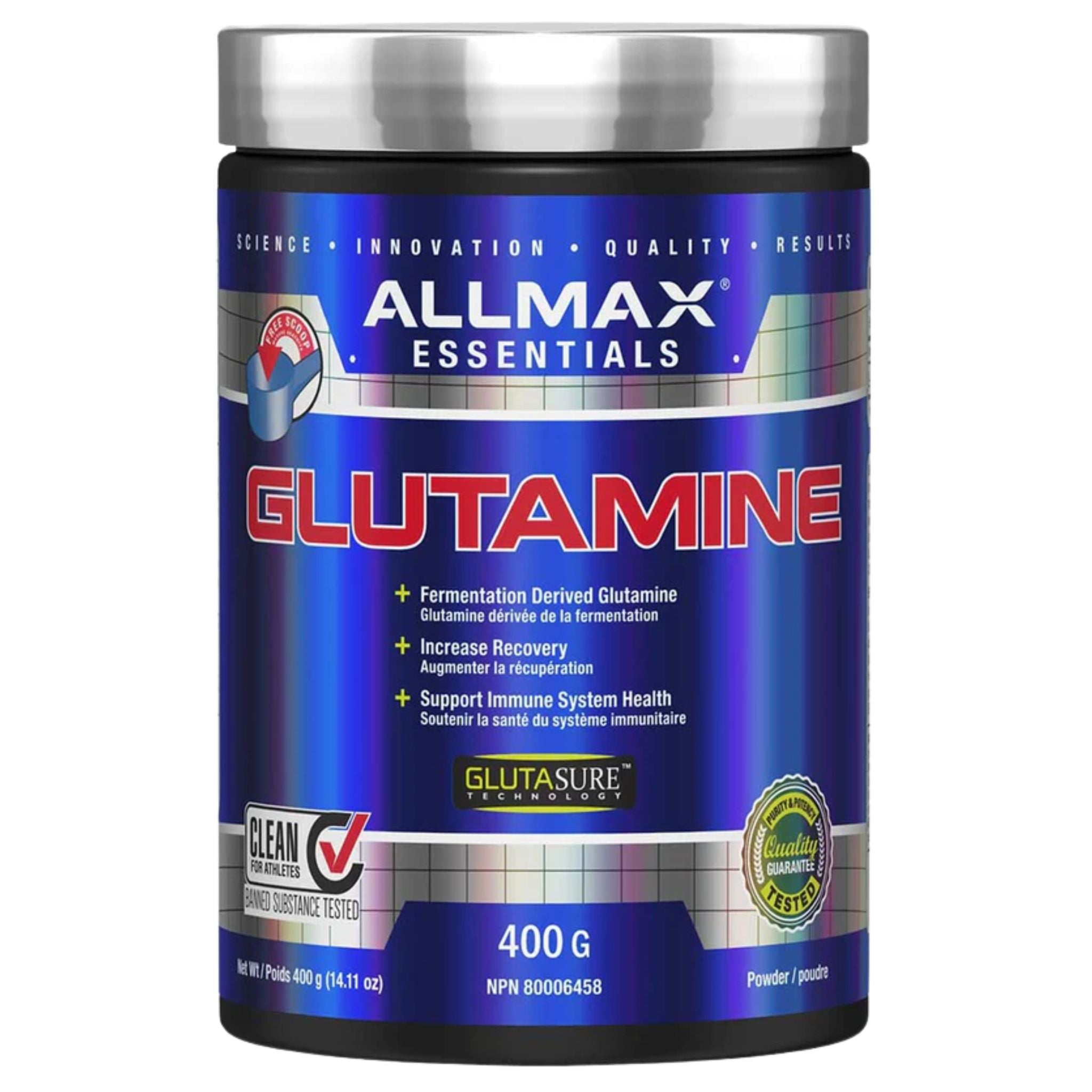 Allmax Glutamine 400g - Nature's Source Inc