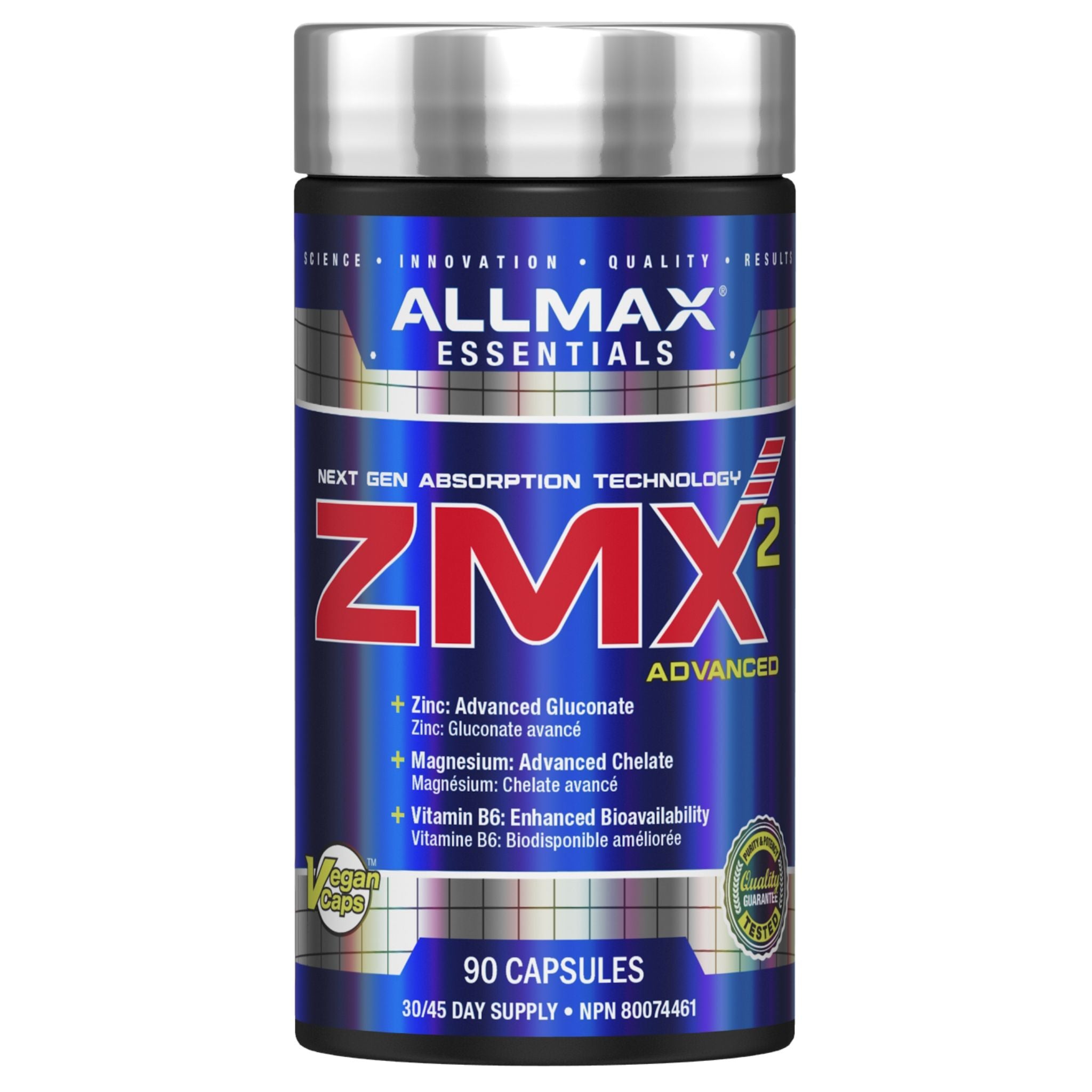 Allmax ZMX2 90 Capsules - Nature's Source Inc