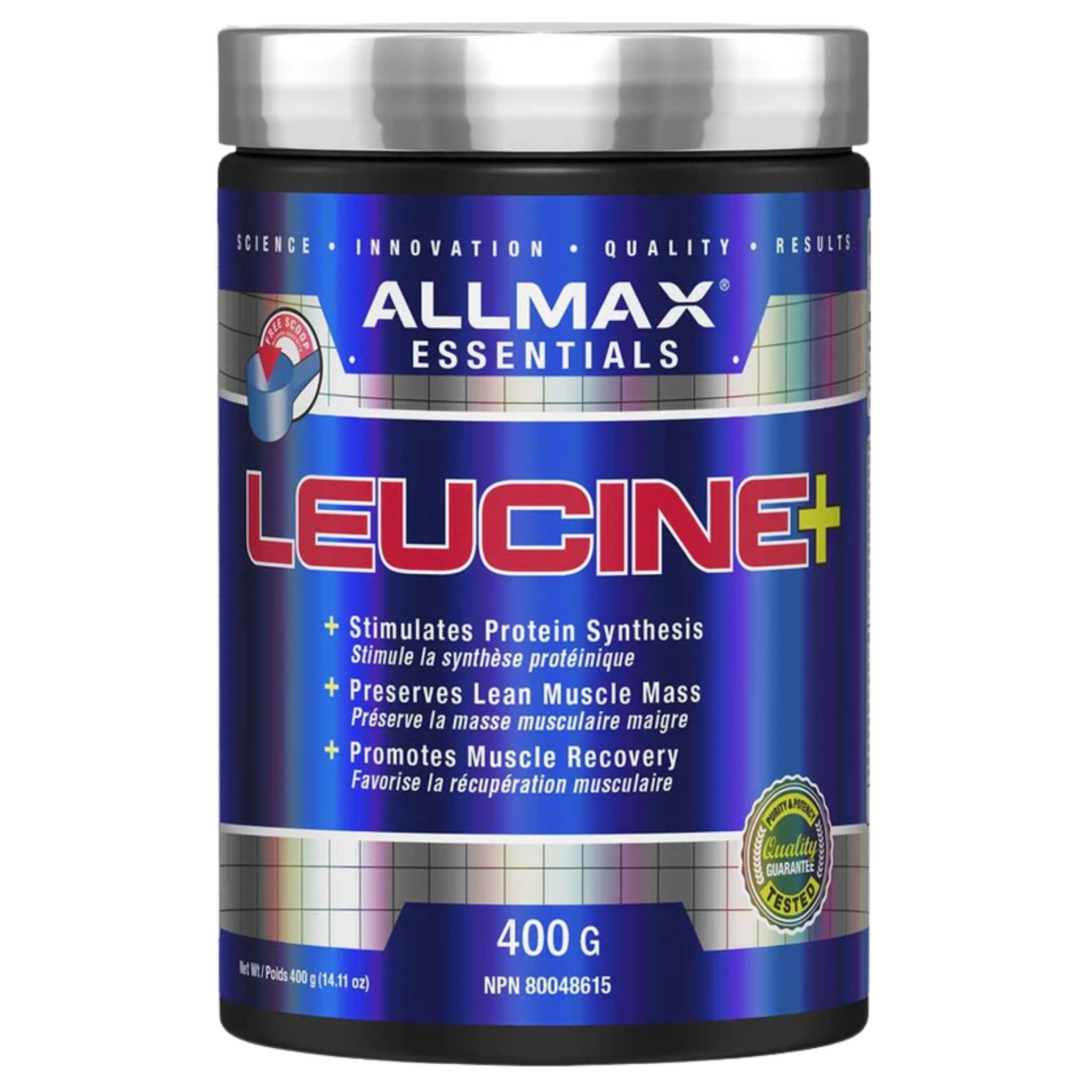 Allmax Leucine+ 400g - Nature's Source Inc