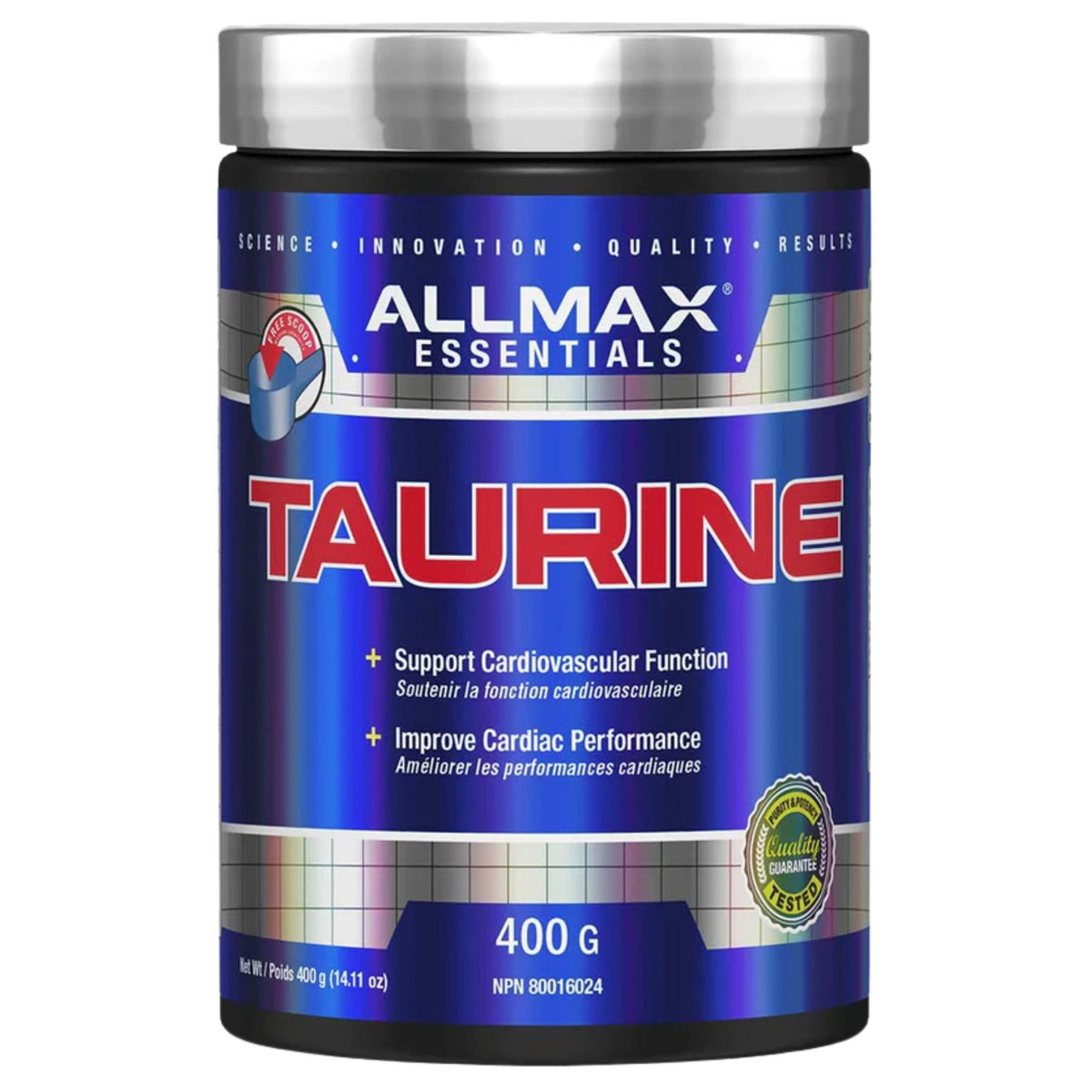 Allmax Taurine 400g - Nature's Source Inc