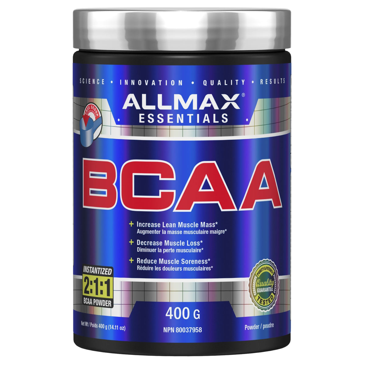 Allmax BCAA 400g - Nature's Source Inc