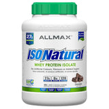Allmax IsoNatural Whey Protein Isolate Chocolate 5lbs - Nature's Source Inc