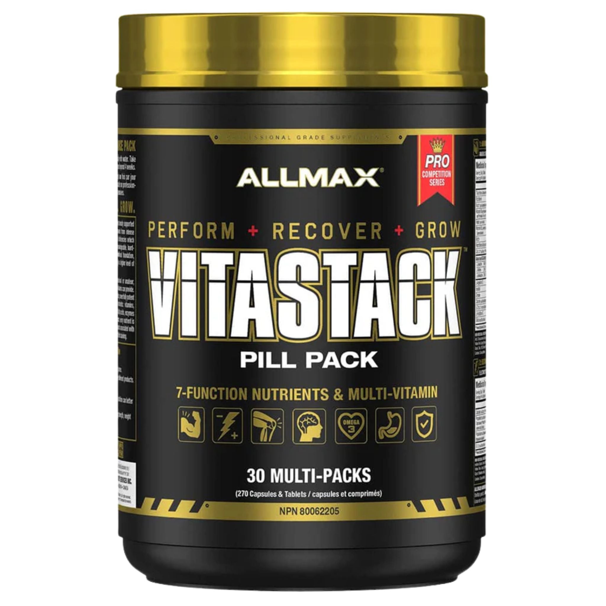 Allmax VITASTACK 30 Multi - Pack 270 Capsules - Nature's Source Inc