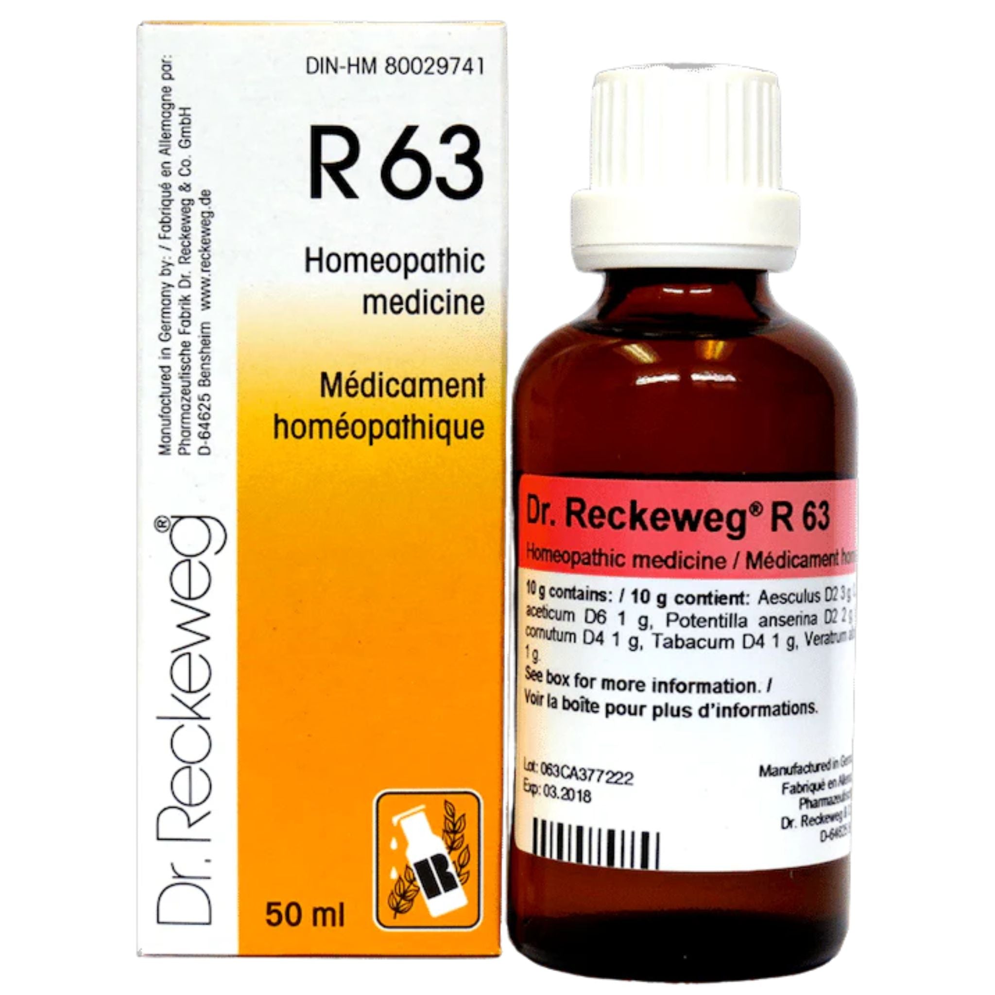 Sixer R63 Dr. Reckeweg R63 50 ml - Nature's Source