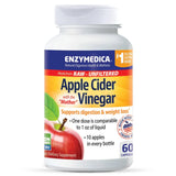 Enzymedica Apple Cider Vinegar 60 Capsules - Promotes Healthy Weight Management And Digestion, Relieve Occasional Bloating, Made With Real Apples, Vegan Dietary Supplement - Nature's Source Inc