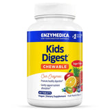 Enzymedica Kids Digest Chewable 60 Tablets - Aids Digestion And Nutrient Absorption, Reduces Occasional Gas, Cramps, And Bloating, Helps Break Down Fat, Fiber, Protein And Carbs - Nature's Source Inc