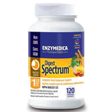 Enzymedica Digest Spectrum 120 Capsules - Supports The Break Down Of Gluten, Phenols, Lactose, And Casein, Alleviate Multiple Food Intolerances, Helps Speed Up Digestion, Boosts Energy - Nature's Source Inc