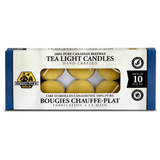 Dutchman's Gold Beeswax Candles Tea Lights - Contains Natural Ingredients, Do Not Drip When They Burn, Non - Toxic & Non - Allergenic, An Ideal Gift Option - Nature's Source Inc