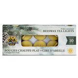 Dutchman's Gold Seasonal Beeswax Tealights - Non - Toxic, Non - Allergenic Tealights, Sweet & Natural Aroma, Purify the Air and Promote Relaxation - Nature's Source Inc