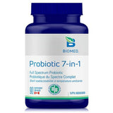Biomed Probiotic 7 - in - 1 90 Capsules - Incorporate 7 Different Strains of Healthy Bacteria, Restore Intestinal Flora, Enhances Mucosal Immune Defense, Maintains Intestinal Barrier, Healthy Gastrointestinal Tract - Nature's Source Inc