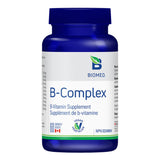Biomed B - Complex 60 Capsules - Essential for Liver Function and Hormone Metabolism in the Liver, Helps Manage Stress, Promotes Healthy Nervous System - Nature's Source Inc